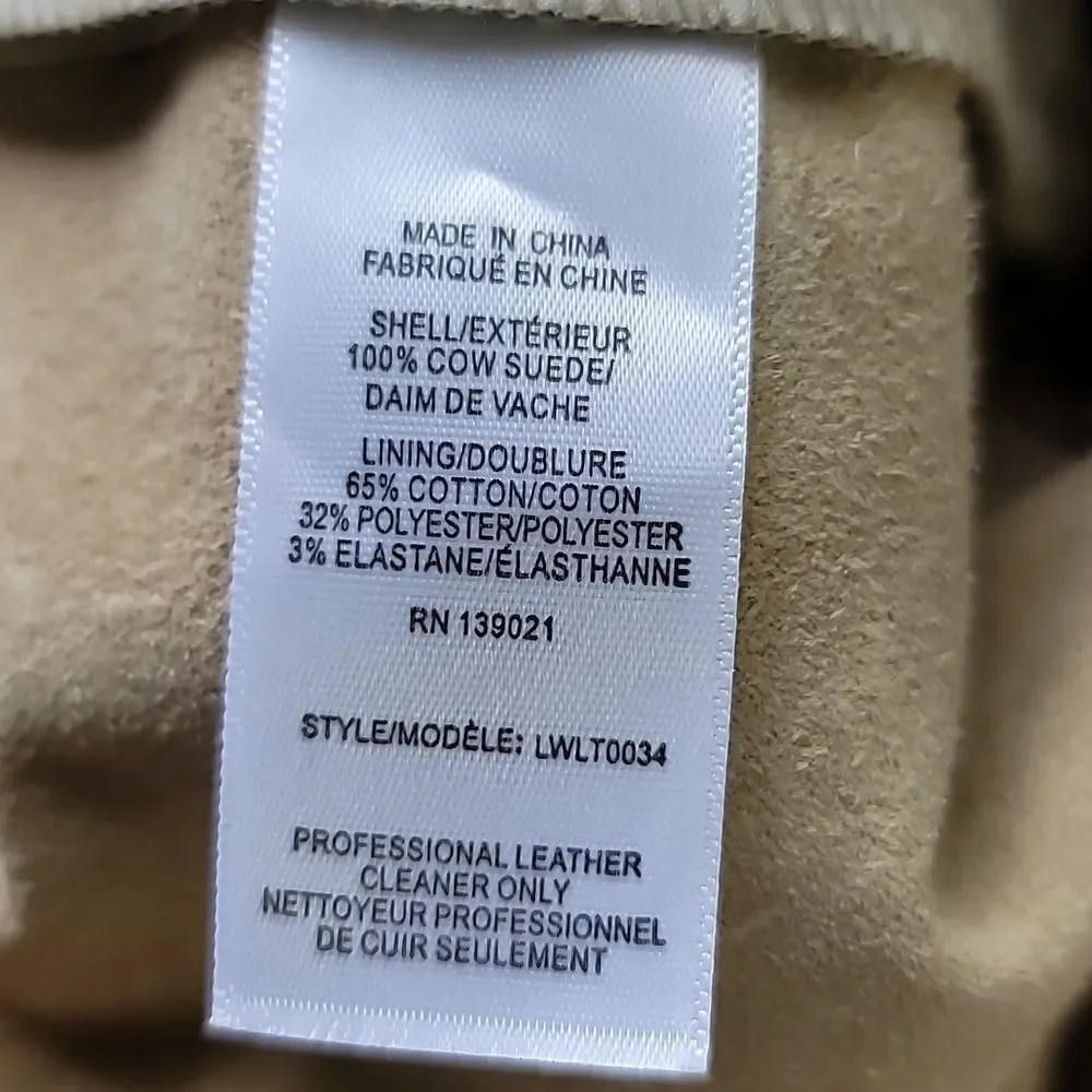 Frame 100% Butter Soft Suede Leather Wrap Skirt In Light Tan